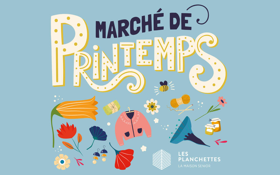 Marché de printemps aux planchettes
